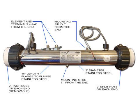 related metal fabrication hot tub heaters|Therm 5.5kW Flo Thru Heater[HQ] (C2550.